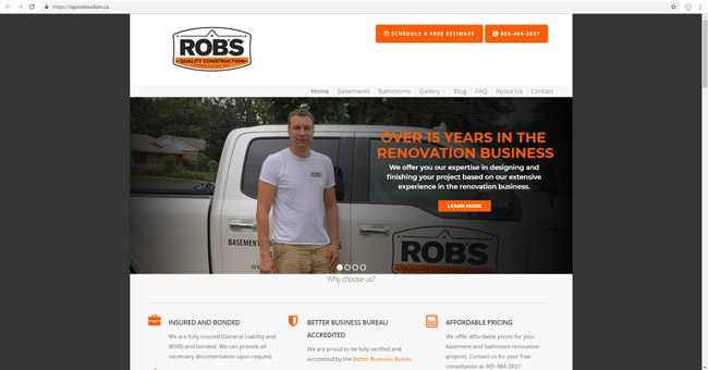 Rob’s Quality Construction Corporation Inc.